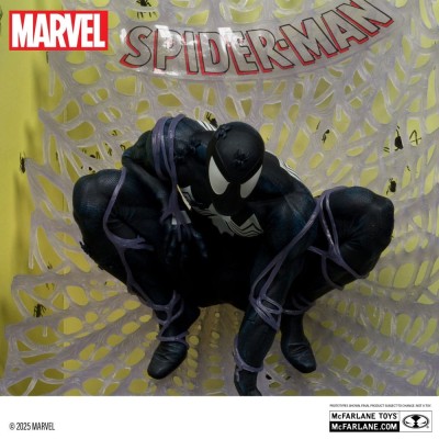 MC FARLANE MARVEL COLLECTION PVC STATUE SPIDER-MAN CHASE (SPIDER-MAN 1) BLACK COSTUME 1/6 SCALE STATUE FIGURE