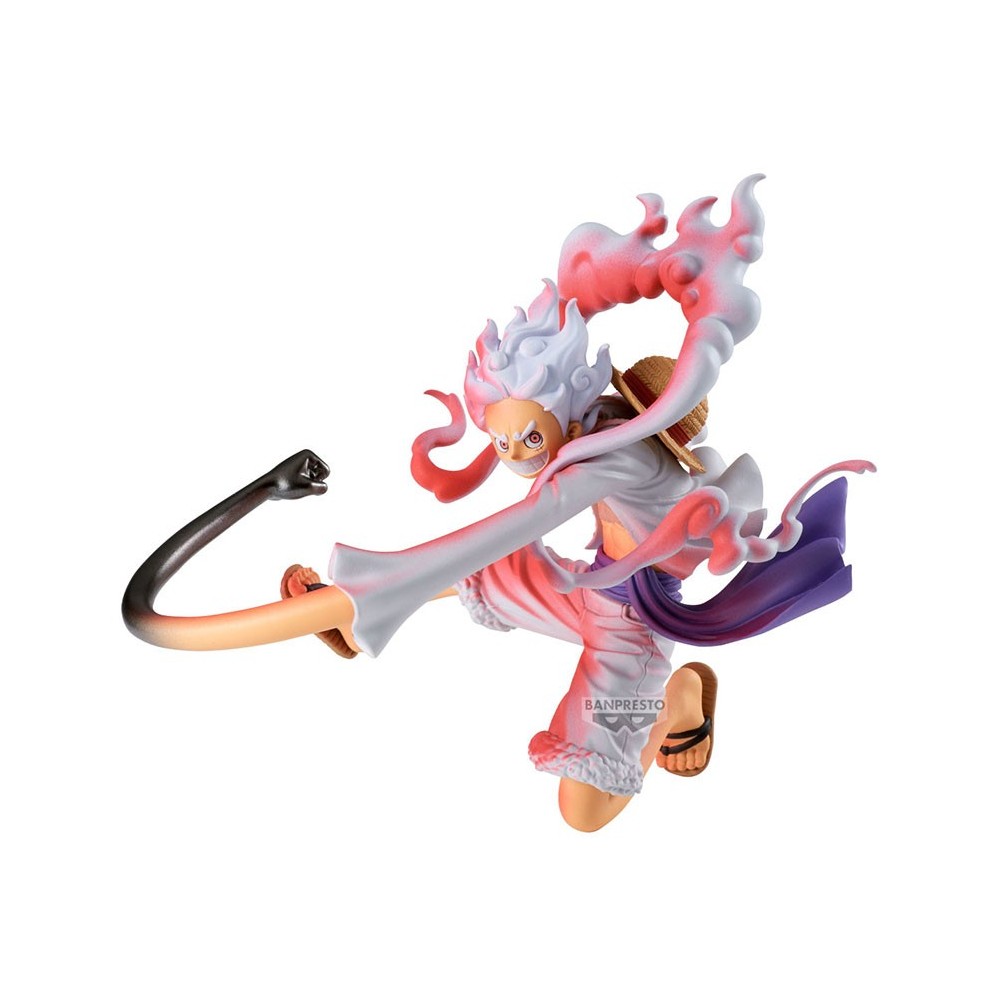 BANPRESTO ONE PIECE BATTLE RECORD COLLECTION MONKEY D. LUFFY GEAR 5 STATUE FIGURE