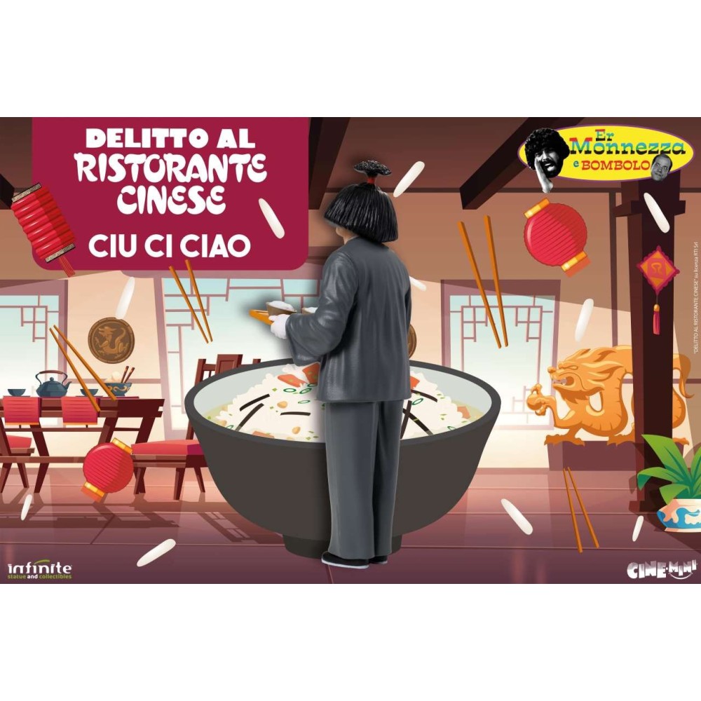ER MONNEZZA CIU CI CIAO DELITTO AL RISTORANTE CINESE CINE-MINI PVC MINI FIGURE INFINITE STATUE