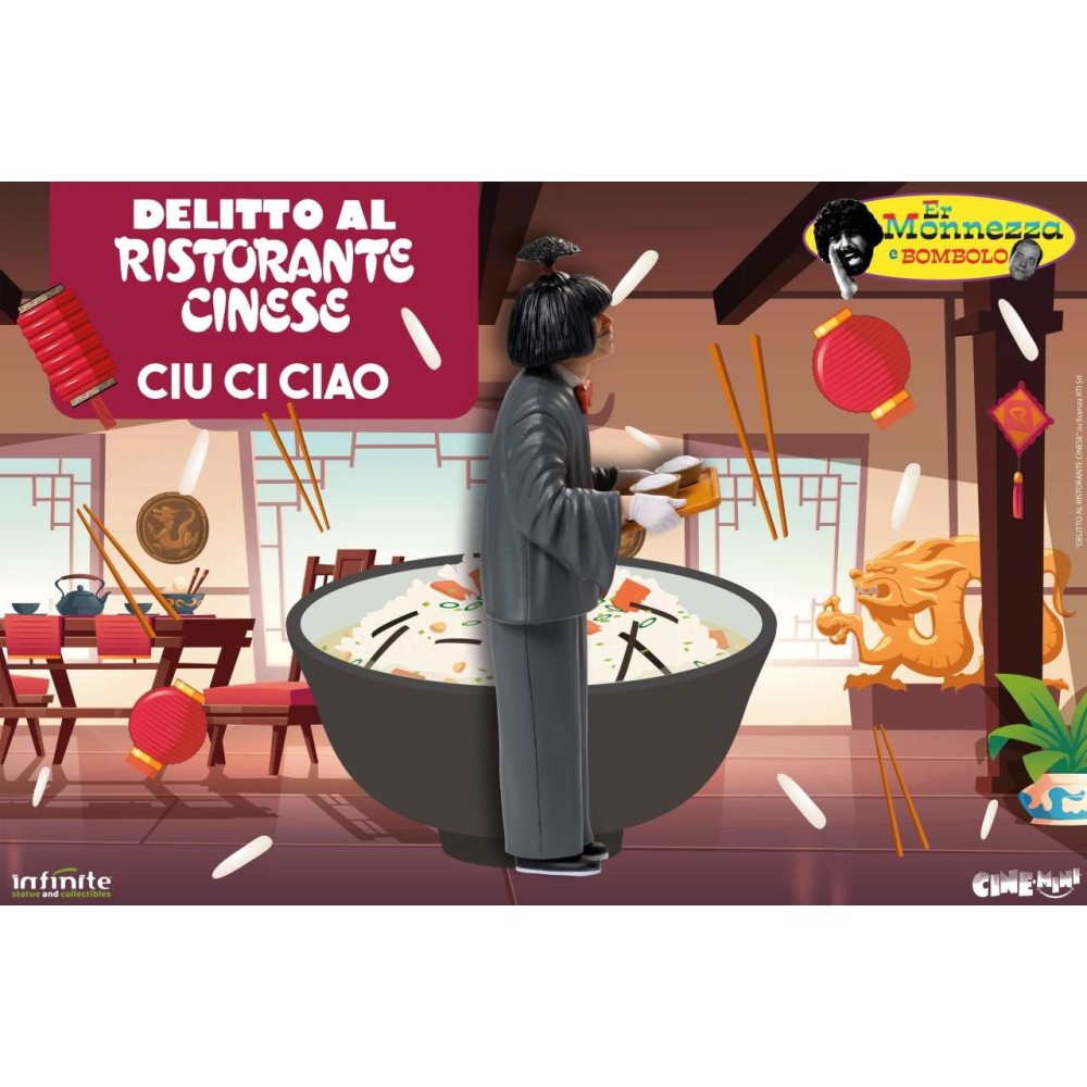 INFINITE STATUE ER MONNEZZA CIU CI CIAO DELITTO AL RISTORANTE CINESE CINE-MINI SERIES MINI FIGURE