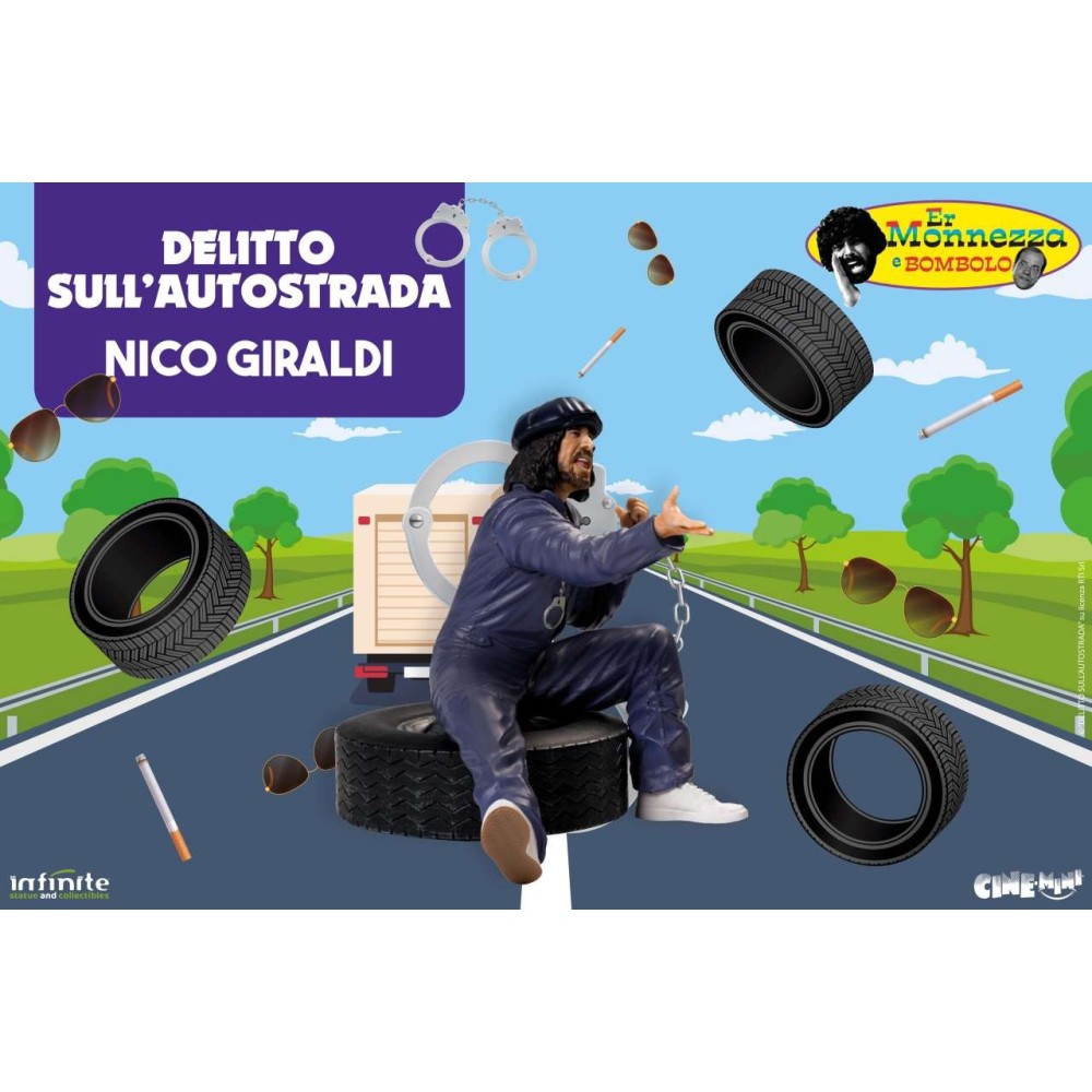 ER MONNEZZA NICO GIRALDI DELITTO SULL'AUTOSTRADA CINE-MINI PVC MINI FIGURE INFINITE STATUE