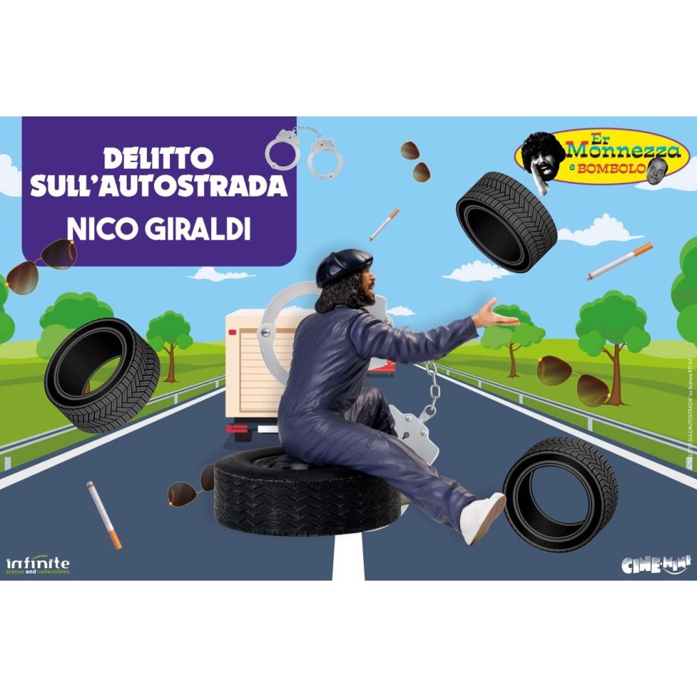 INFINITE STATUE ER MONNEZZA NICO GIRALDI DELITTO SULL'AUTOSTRADA CINE-MINI SERIES MINI FIGURE