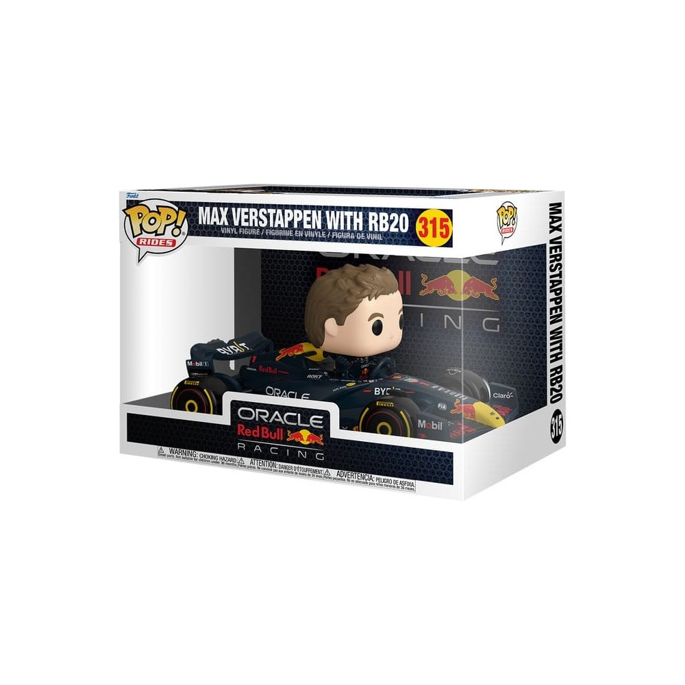 FUNKO POP! RIDES FORMULA 1 MAX VERSTAPPEN 315 BOBBLE HEAD FIGURE FUNKO