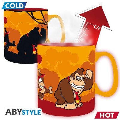 ABYSTYLE DONKEY KONG CERAMIC HEAT CHANGE MUG 460ML