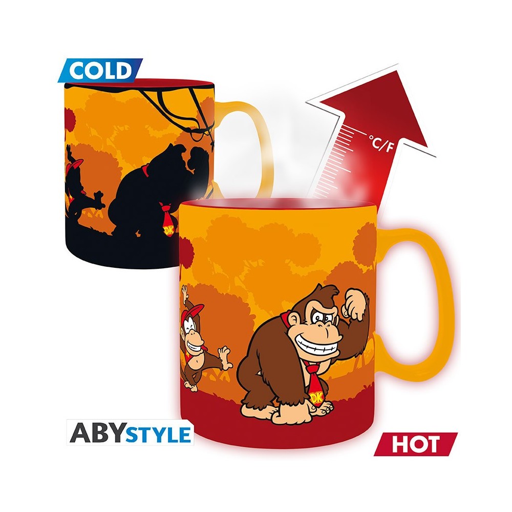 ABYSTYLE DONKEY KONG CERAMIC HEAT CHANGE MUG 460ML