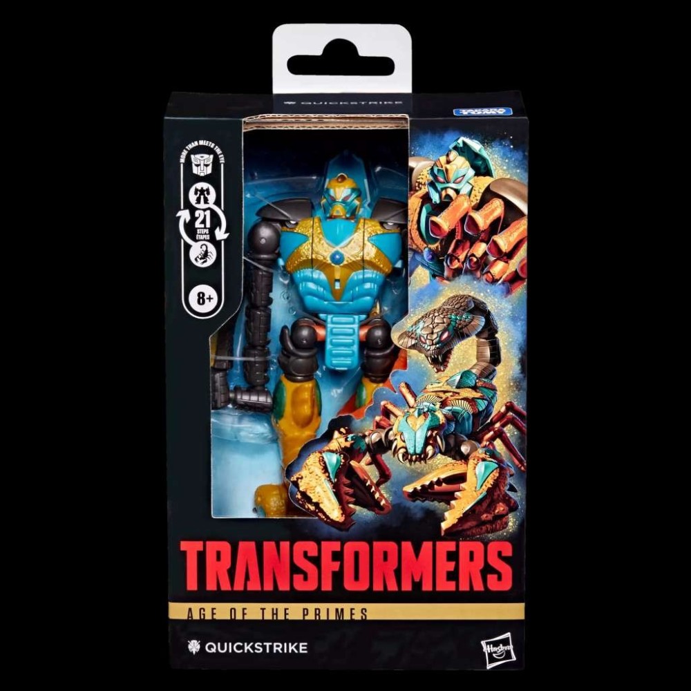 HASBRO TRANSFORMERS AGE OF THE PRIMES SERIES QUICKSTRIKE ACTION FIGURE
