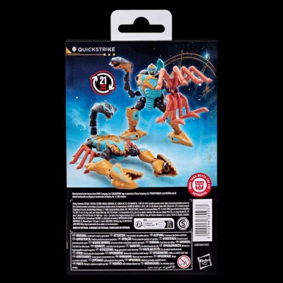 HASBRO TRANSFORMERS AGE OF THE PRIMES SERIES QUICKSTRIKE ACTION FIGURE