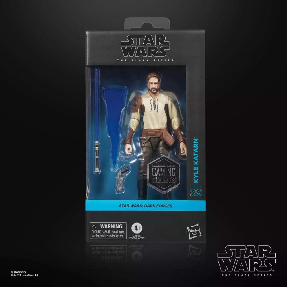 HASBRO STAR WARS DARK FORCES THE BLACK SERIES KYLE KATARN ACTION FIGURE
