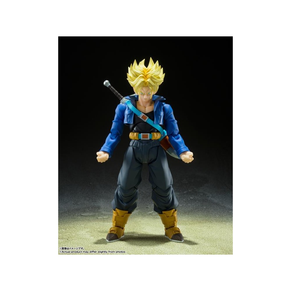DRAGON BALL Z SUPER SAIYAN TRUNKS BOY FROM THE FUTURE S.H. FIGUARTS ACTION FIGURE BANDAI