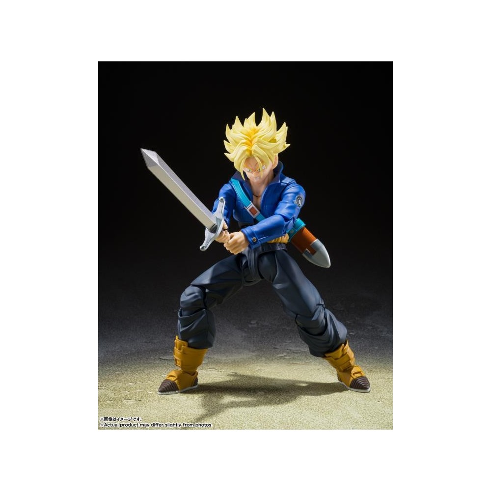 DRAGON BALL Z SUPER SAIYAN TRUNKS BOY FROM THE FUTURE S.H. FIGUARTS ACTION FIGURE BANDAI