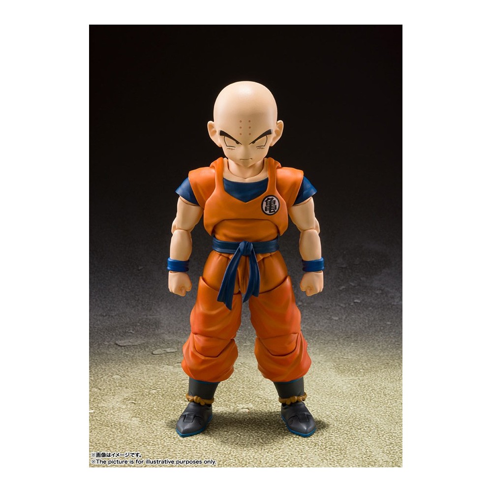 DRAGON BALL Z KRILLIN EARTH'S STRONGEST MAN S.H. FIGUARTS ACTION FIGURE BANDAI