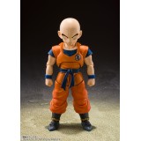 BANDAI DRAGON BALL Z KRILLIN EARTH'S STRONGEST MAN S.H. FIGUARTS REISSUE ACTION FIGURE