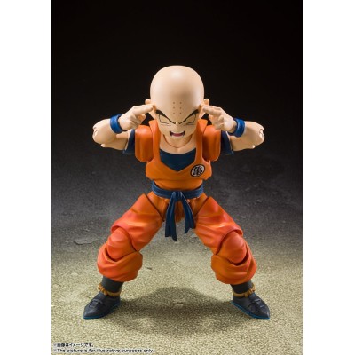 DRAGON BALL Z KRILLIN EARTH'S STRONGEST MAN S.H. FIGUARTS ACTION FIGURE BANDAI