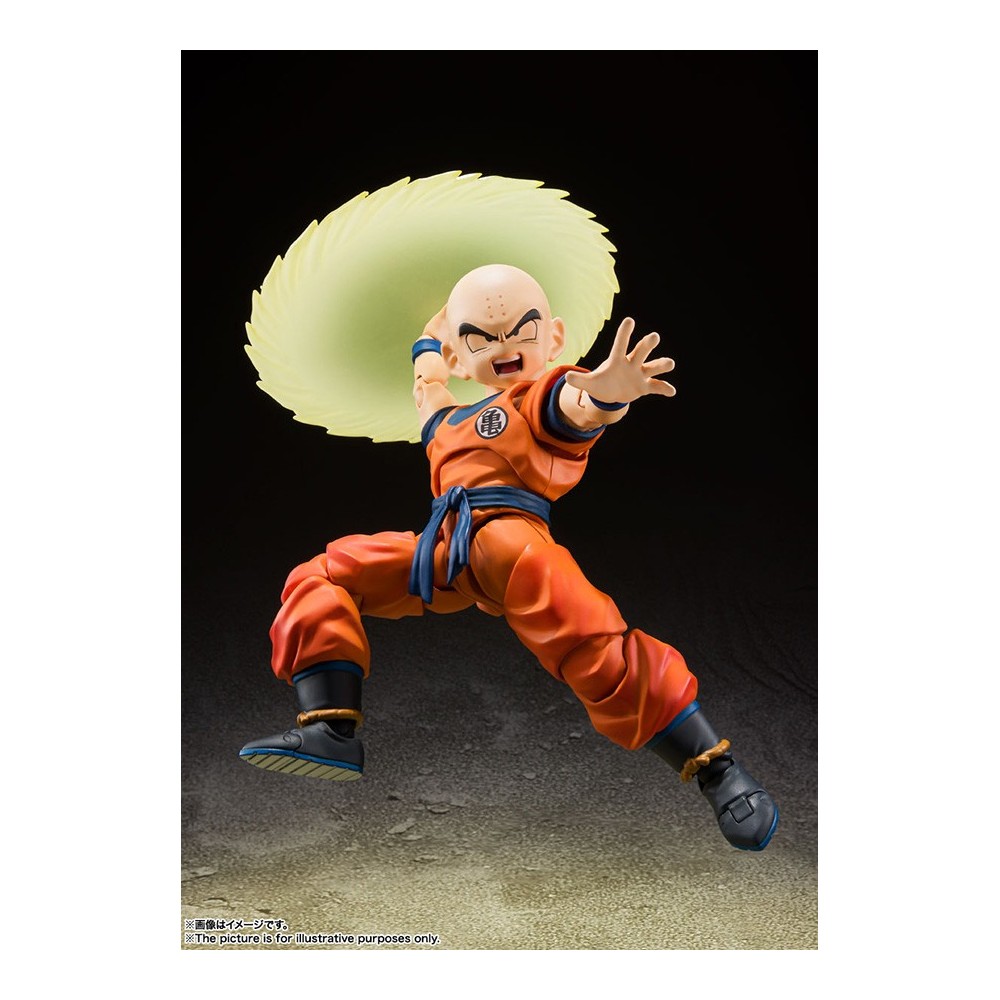 DRAGON BALL Z KRILLIN EARTH'S STRONGEST MAN S.H. FIGUARTS ACTION FIGURE BANDAI