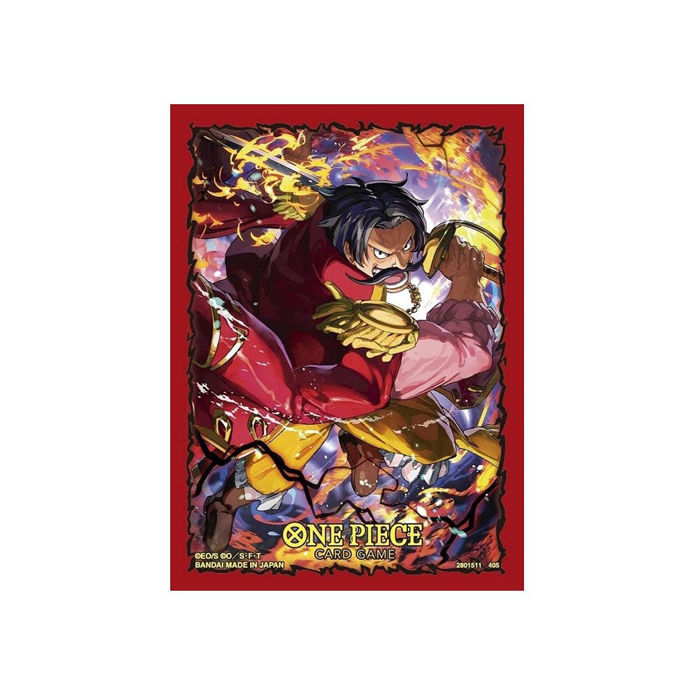 BANDAI ONE PIECE PROTECTIVE SLEEVES S12 GOL D. ROGER 70 PIECES
