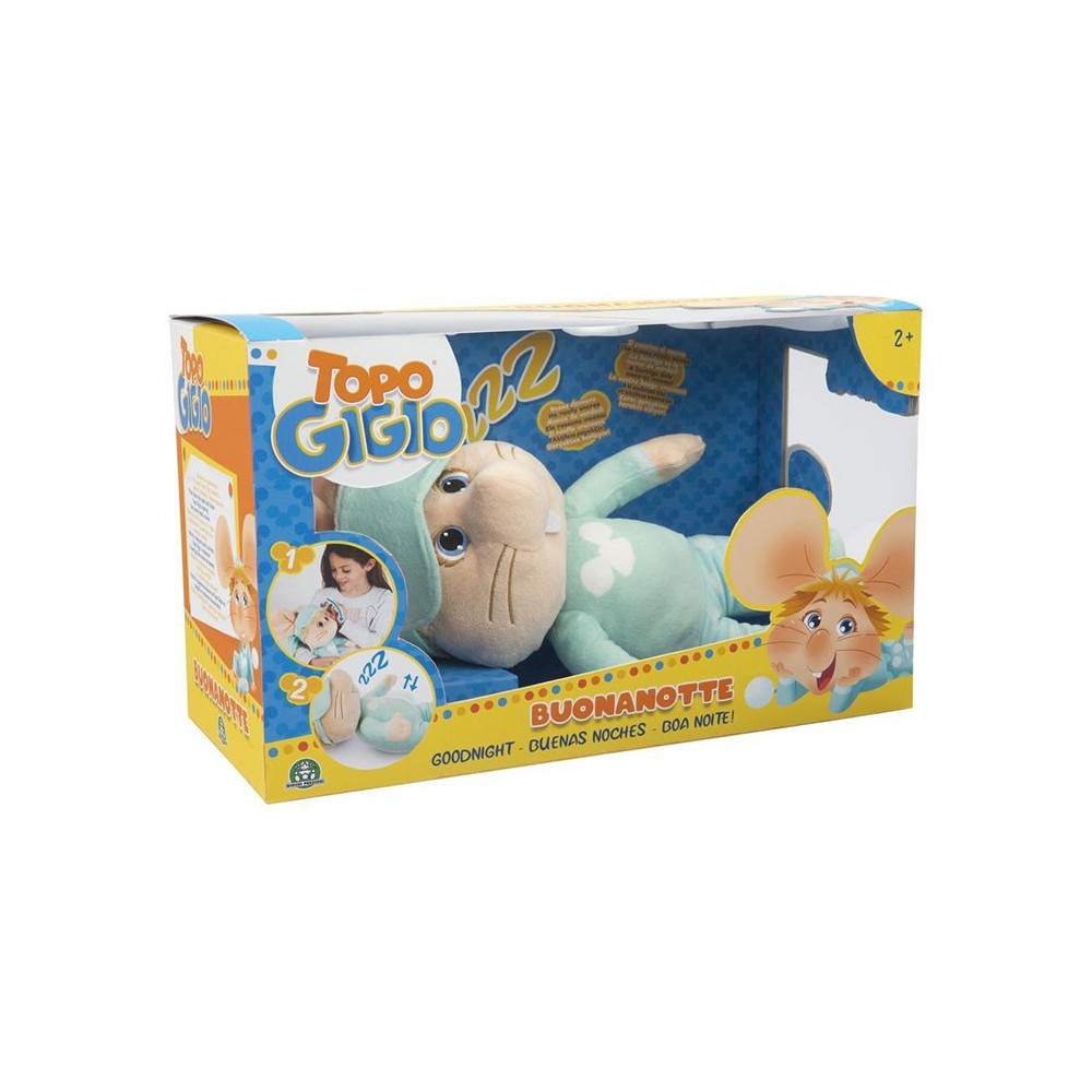 TOPO GIGIO BUONANOTTE PELUCHE 44CM FIGURE SONORA GIOCHI PREZIOSI