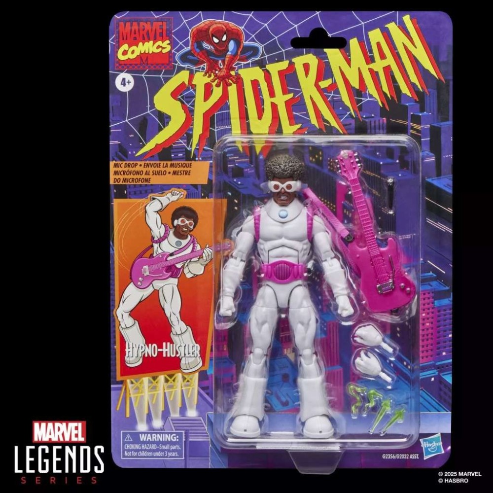 MARVEL LEGENDS RETRO SPIDER-MAN HYPNO-HUSTLER ACTION FIGURE HASBRO