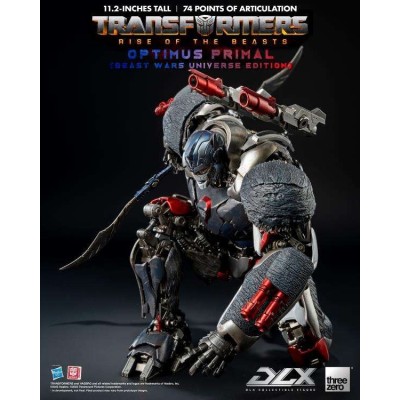 THREEZERO TRANSFORMERS RISE OF THE BEASTS DLX SERIES OPTIMUS PRIMAL ACTION FIGURE