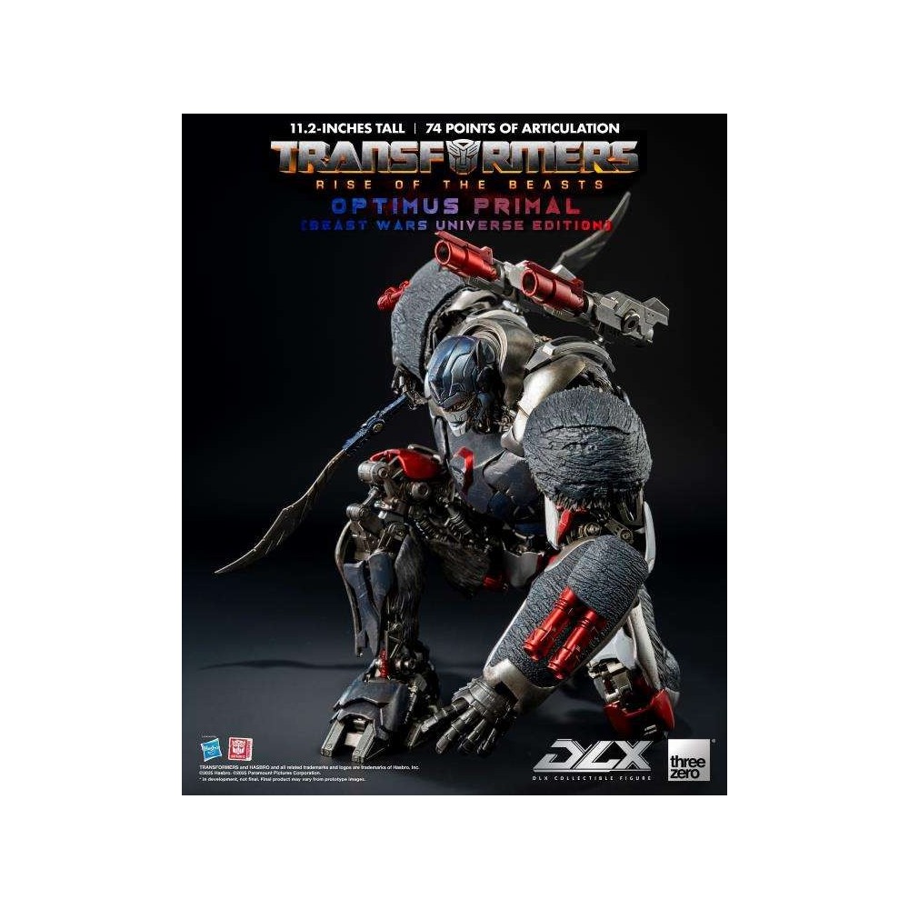 TRANSFORMERS RISE OF THE BEASTS DLX OPTIMUS PRIMAL ACTION FIGURE THREEZERO