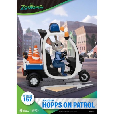 D-STAGE ZOOTOPIA HOPPS ON PATROL STATUA FIGURE DIORAMA BEAST KINGDOM