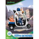 D-STAGE ZOOTOPIA HOPPS ON PATROL STATUA FIGURE DIORAMA BEAST KINGDOM