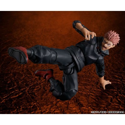 BANDAI JUJUTSU KAISEN YUJI ITADORI SUKUNA'S VESSEL S.H. FIGUARTS SERIES PVC ACTION FIGURE