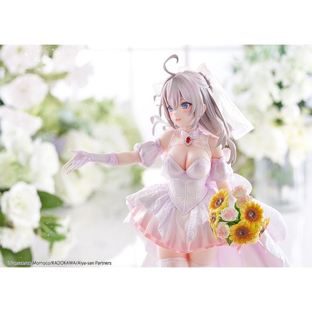 ALYA SOMETIMES HIDES HER FEELINGS IN RUSSIAN ALISA MIKHAILOVNA KUJOU WEDDING DRESS 1/7 STATUA FIGURE KADOKAWA