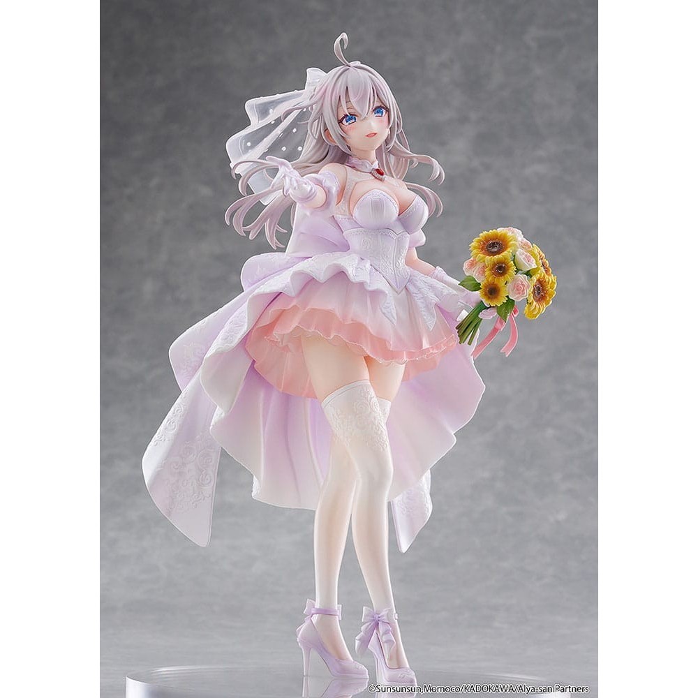 ALYA SOMETIMES HIDES HER FEELINGS IN RUSSIAN ALISA MIKHAILOVNA KUJOU WEDDING DRESS 1/7 STATUA FIGURE KADOKAWA