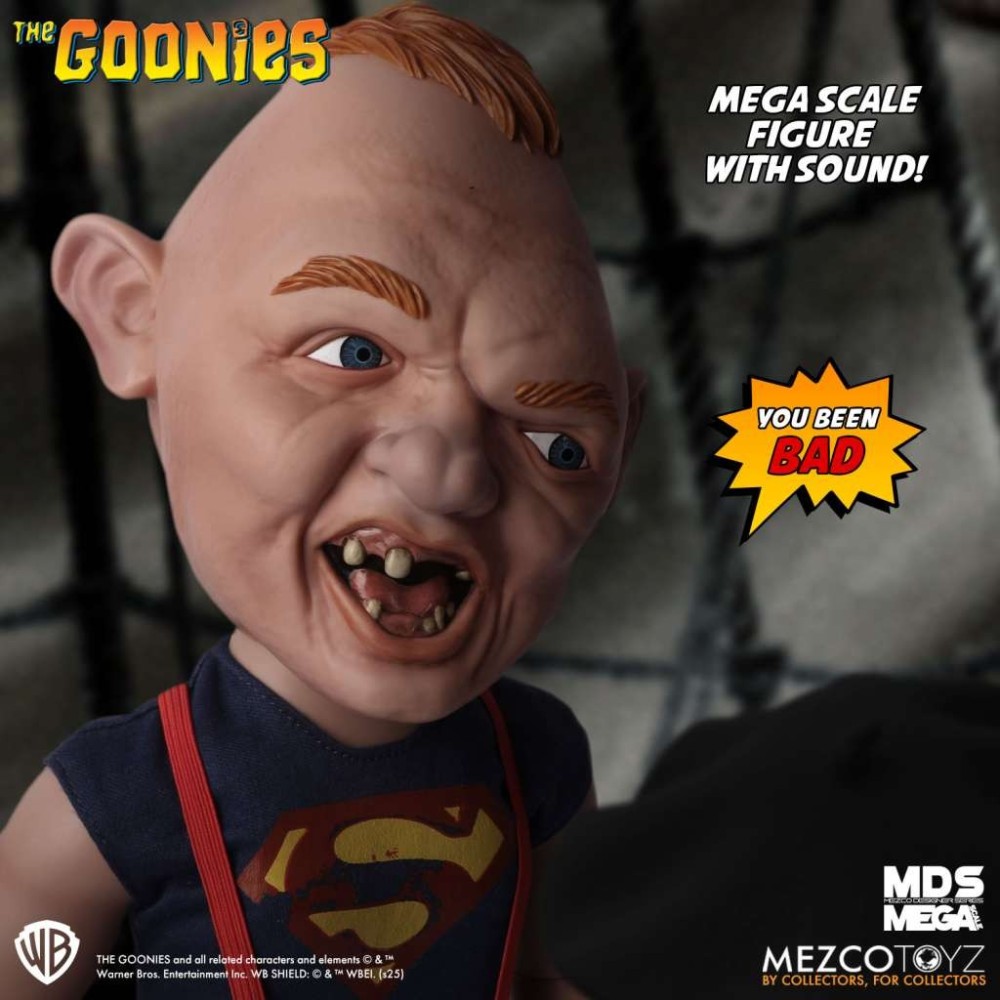 MDS MEGA SCALE THE GOONIES TALKING SLOTH ACTION FIGURE MEZCO TOYS