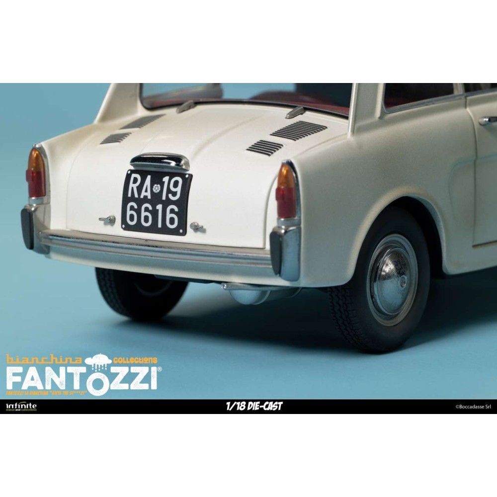 FANTOZZI LA BIANCHINA SIETE TRE ST...ZI 1/18 DIE CAST FIGURE INFINITE STATUE