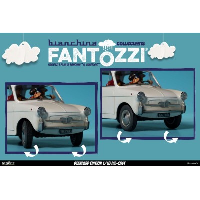 INFINITE STATUE FANTOZZI E FILINI LA BIANCHINA AL CAMPEGGIO VERSION 1/18 SCALE DIE CAST FIGURE