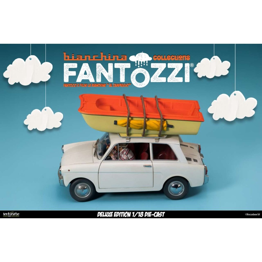 FANTOZZI E FILINI LA BIANCHINA AL CAMPEGGIO DELUXE 1/18 DIE CAST FIGURE INFINITE STATUE