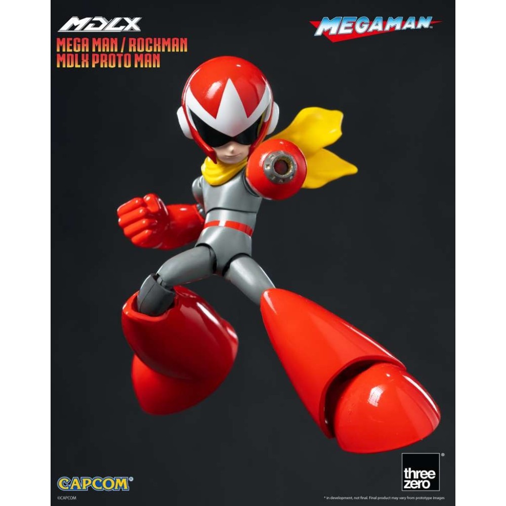 THREEZERO MEGAMAN ROCKMAN PROTO MAN MDLX SERIES ACTION FIGURE