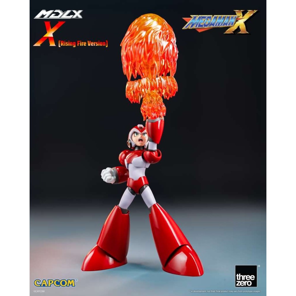 MEGAMAN X RISING FIRE VERSION MDLX ACTION FIGURE THREEZERO