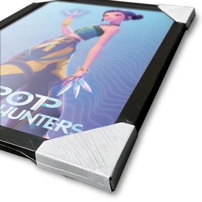 KPOP DEMON HUNTERS ZOEY QUADRO COLLECTOR PRINT 30X40CM PYRAMID INTERNATIONAL