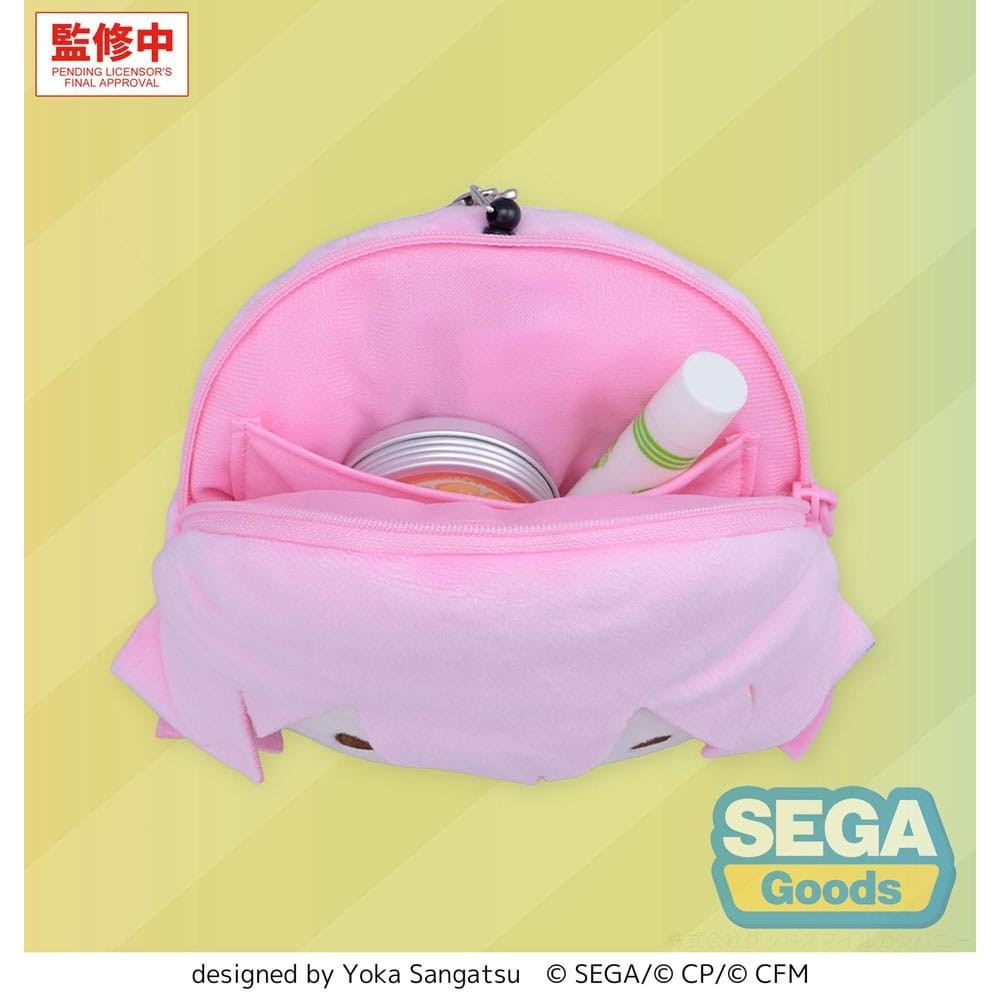 SEGA GOODS HATSUNE MIKU COLORFUL STAGE! MEGURINE LUKA SCHOOL SEKAI PLUSH 15CM KEYCHAIN