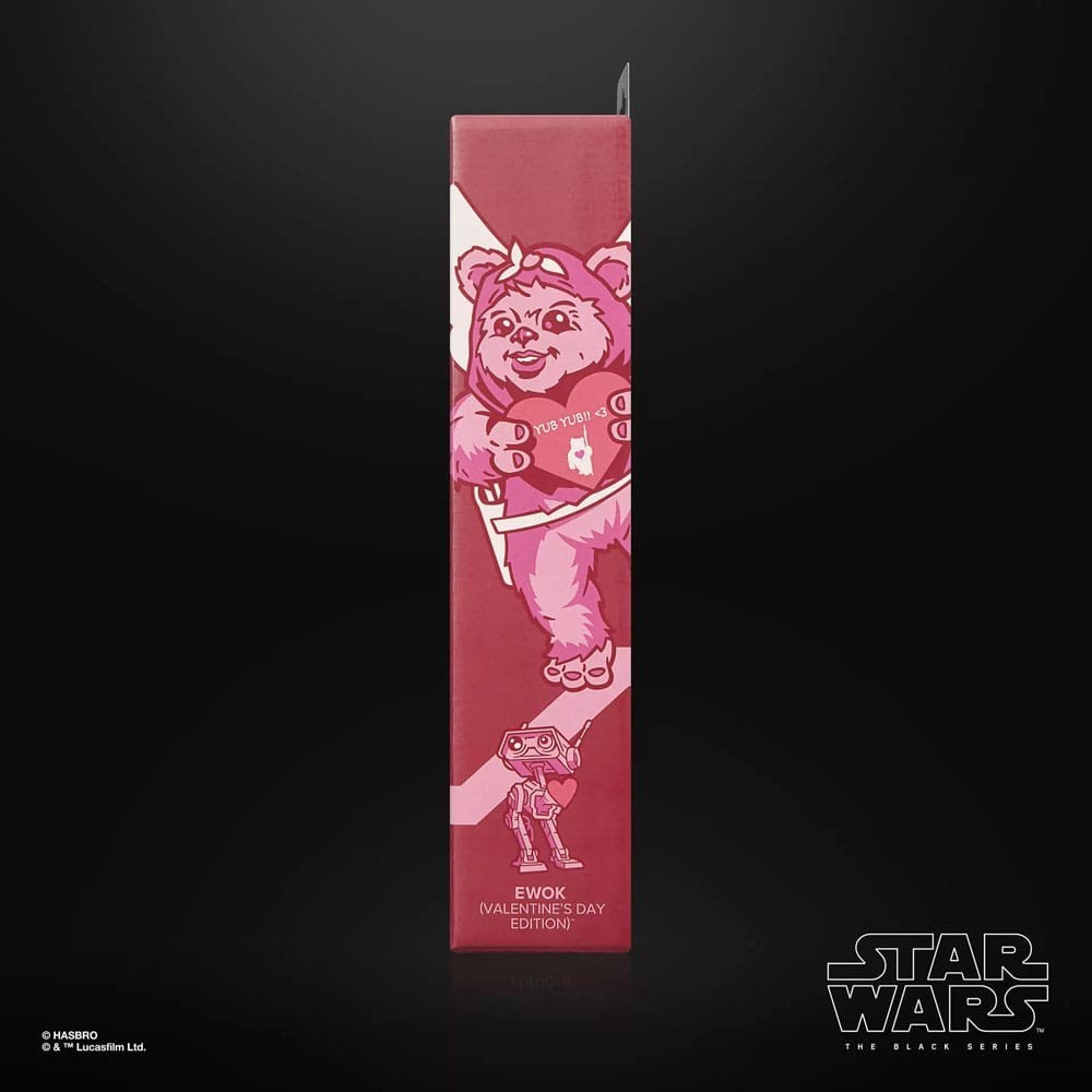 STAR WARS THE BLACK SERIES EWOK VALENTINE'S DAY EDITION ACTION FIGURE HASBRO