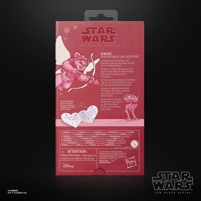 STAR WARS THE BLACK SERIES EWOK VALENTINE'S DAY EDITION ACTION FIGURE HASBRO