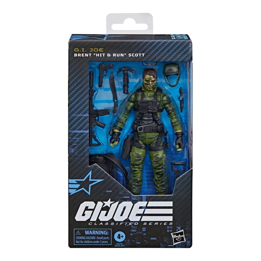 HASBRO G.I. JOE CLASSIFIED SERIES BRENT HIT AND RUN SCOTT ACTION FIGURE