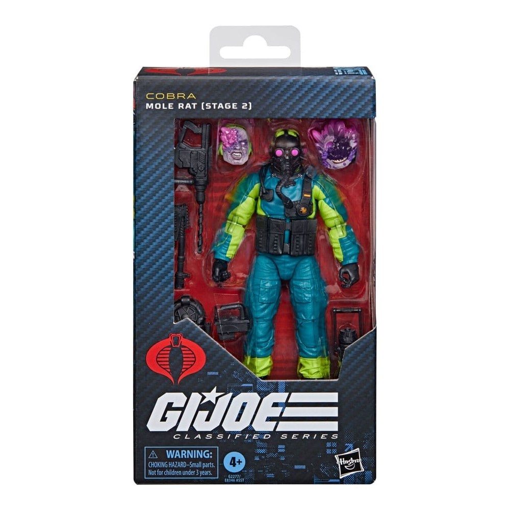G.I. JOE CLASSIFIED SERIES COBRA MOLE RAT STAGE 2 ACTION FIGURE HASBRO