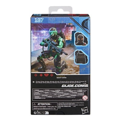 G.I. JOE CLASSIFIED SERIES COBRA NIGHT-VIPER ACTION FIGURE HASBRO