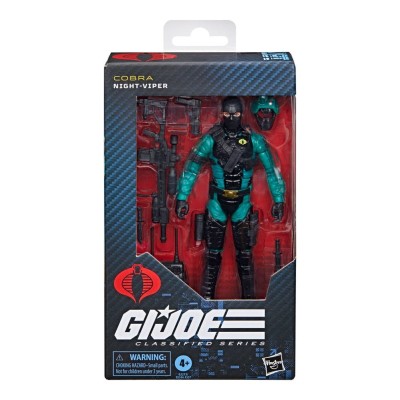 G.I. JOE CLASSIFIED SERIES COBRA NIGHT-VIPER ACTION FIGURE HASBRO