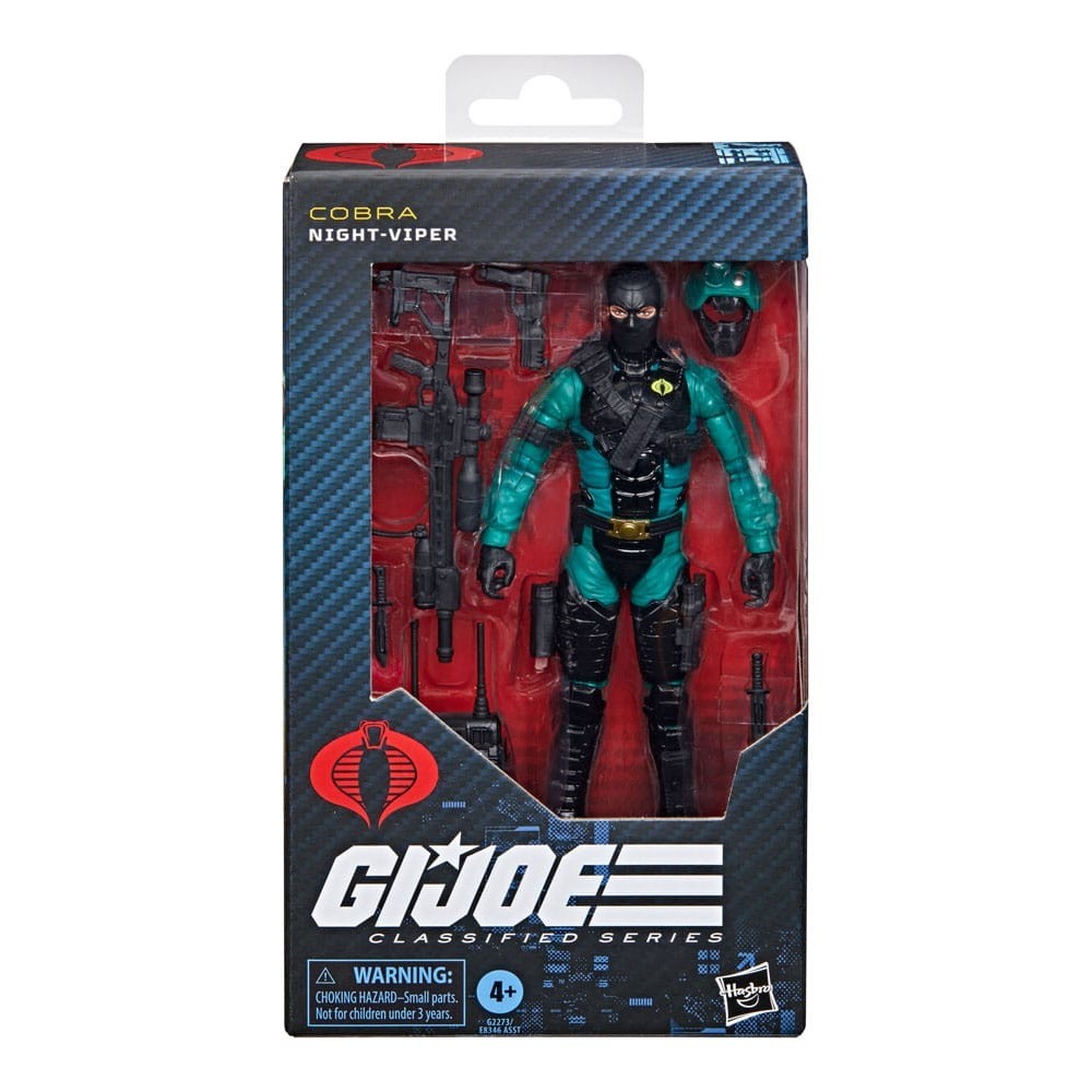 G.I. JOE CLASSIFIED SERIES COBRA NIGHT-VIPER ACTION FIGURE HASBRO