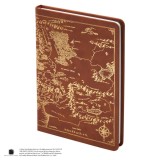 NOBLE COLLECTIONS THE LORD OF THE RINGS MAP OF THE MIDDLE EARTH JOURNAL
