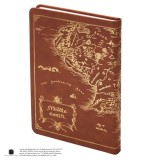 NOBLE COLLECTIONS THE LORD OF THE RINGS MAP OF THE MIDDLE EARTH JOURNAL