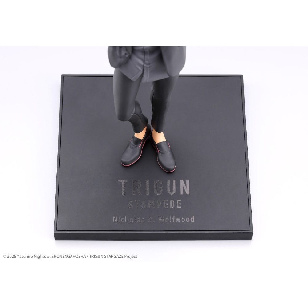 KOTOBUKIYA TRIGUN STAMPEDE NICHOLAS D. WOLFWOOD OSHI WORKS STATUE 1/8 FIGURE