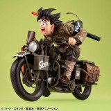 MEGAHOUSE DRAGON BALL Z SON GOKU & BIKE DESKTOP REAL MCCOY STATUE PVC FIGURE