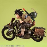 DRAGON BALL Z SON GOKU & BIKE DESKTOP REAL MCCOY FIGURE MEGAHOUSE