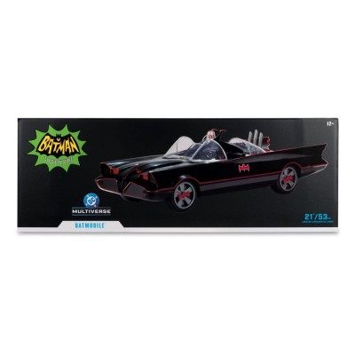 DC MULTIVERSE VEHICLE BATMAN 1966 BATMOBILE ACTION FIGURE MC FARLANE