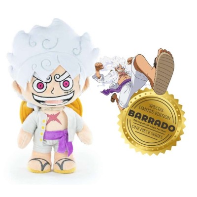 ONE PIECE MONKEY D. LUFFY GEAR 5 SPECIAL ED. 28CM PUPAZZO PELUCHE PLUSH FIGURE BARRADO